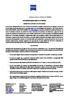 Anteprima immagine di Autocertificazione Requisiti D'Impresa