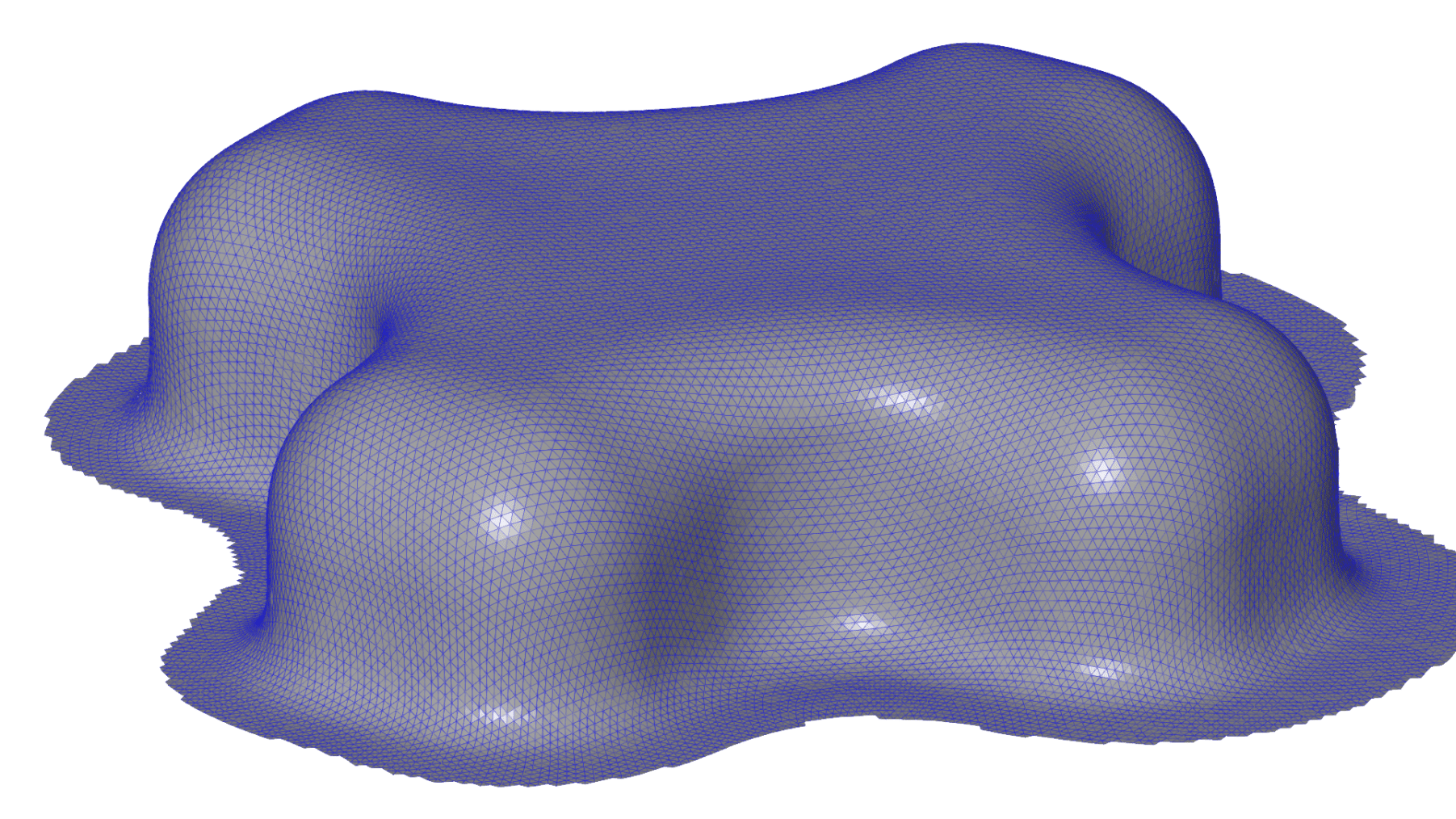 mesh della nuvola di punti 3D