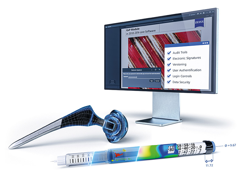 Funzionalità chiave di ZEISS ZEN core GxP Toolkit