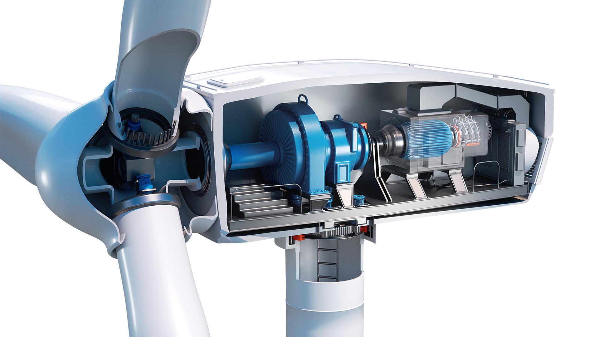 Turbina aperta che mostra le soluzioni ZEISS Metrology