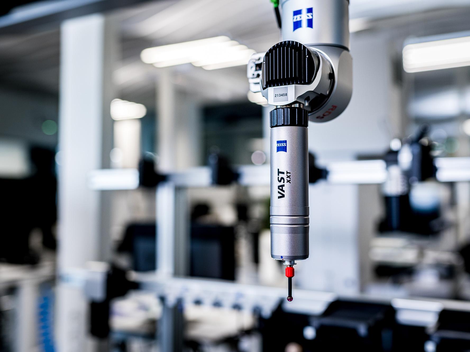 La testa sonda ZEISS VAST XXT in applicazione