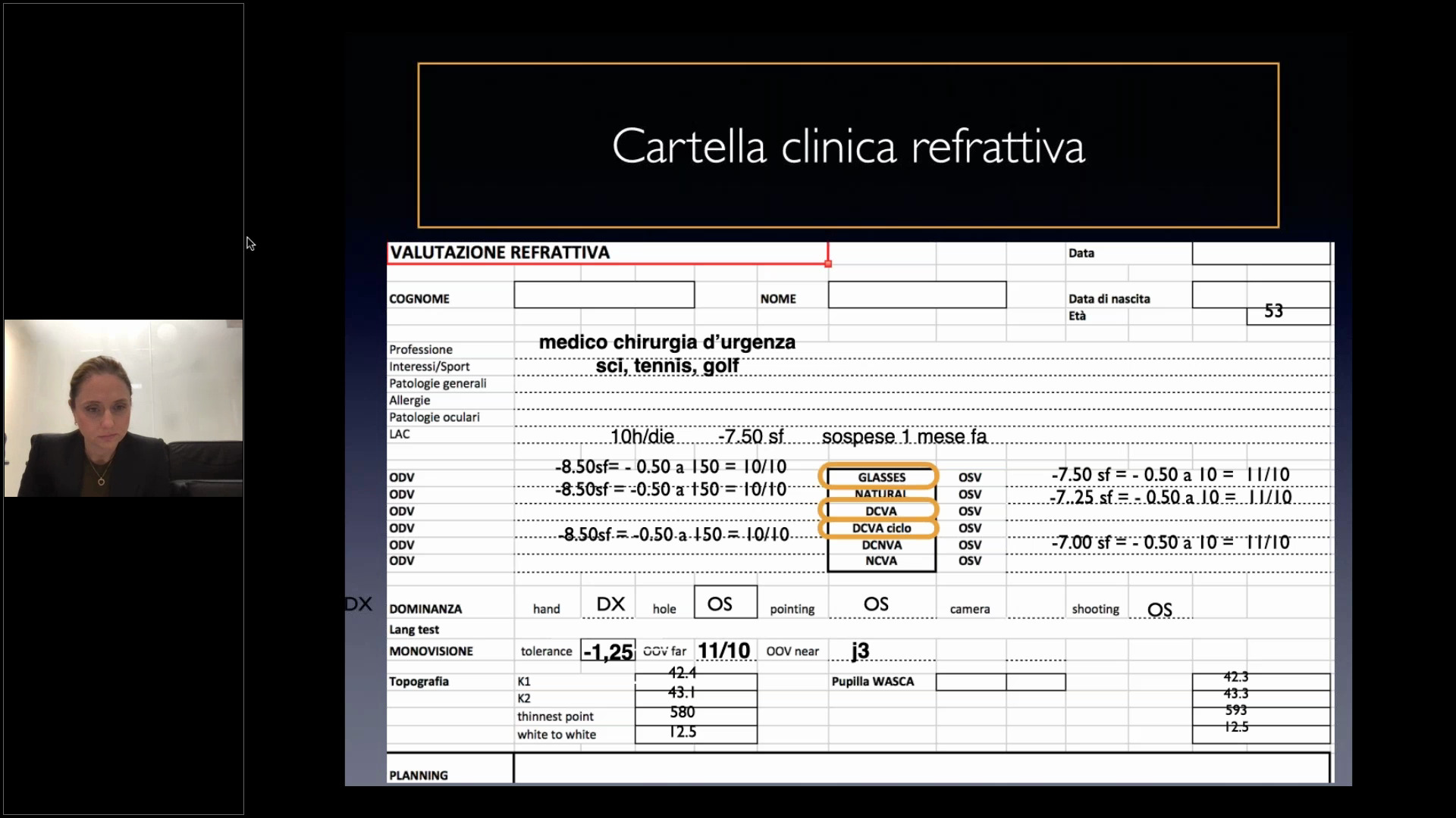  Presbiopia: quando il cristallino è trasparente 