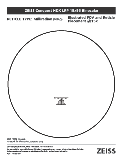 Anteprima immagine di ZEISS Conquest HDX LRP 15x56 Reticle