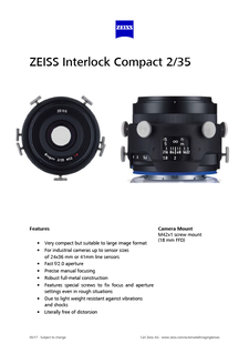 Anteprima immagine di ZEISS Interlock Compact 2/35