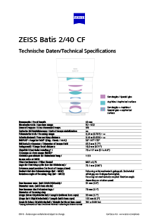 Anteprima immagine di ZEISS Batis 2/40 CF