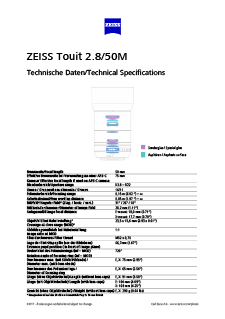 Anteprima immagine di ZEISS Touit 2.8/50M