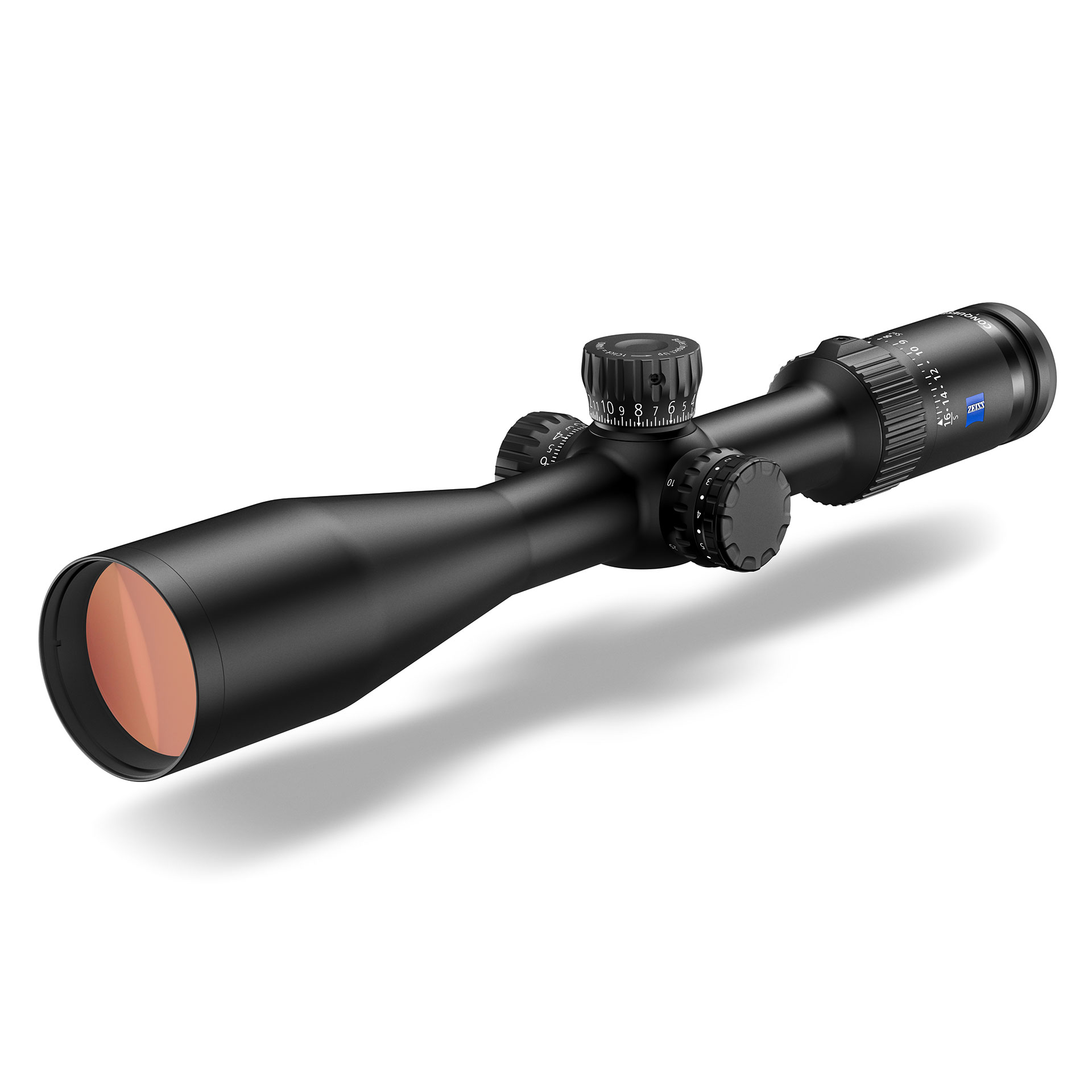 ZEISS Conquest V4 4–16x50 riflescope designed with a larger objective lens for enhanced clarity and long-range performance