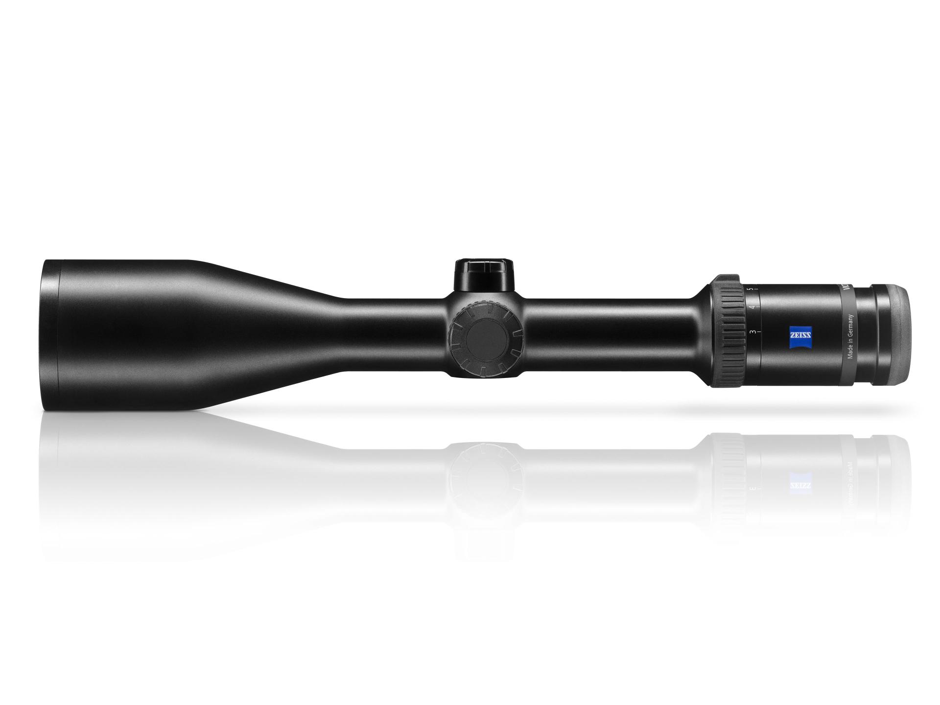 ZEISS Victory HT riflescope in side profile, large objective lens for excellent brightness during twilight and dawn hunts