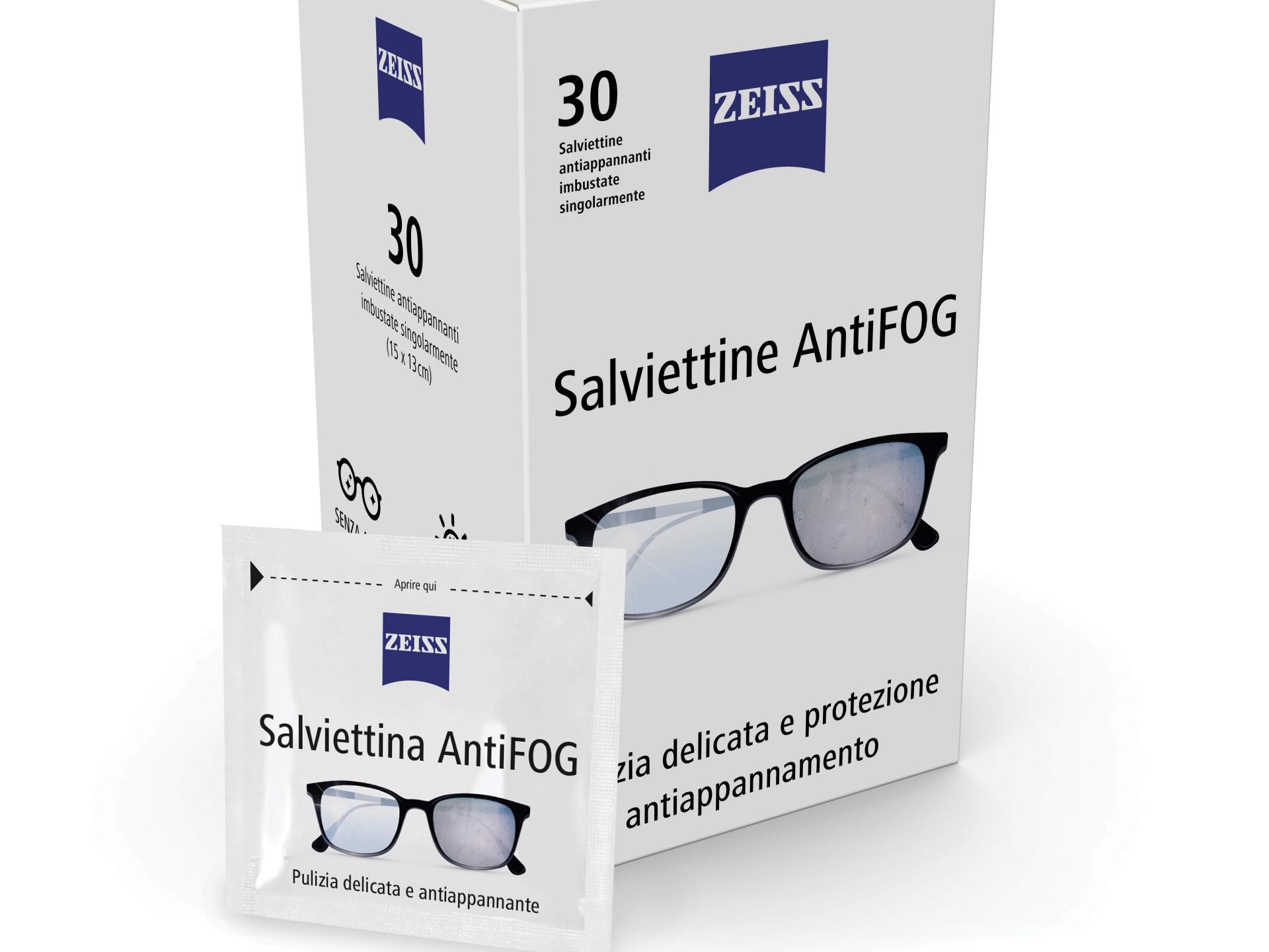 ZEISS Salviettine per pulizia lenti - Ottica Menozzi