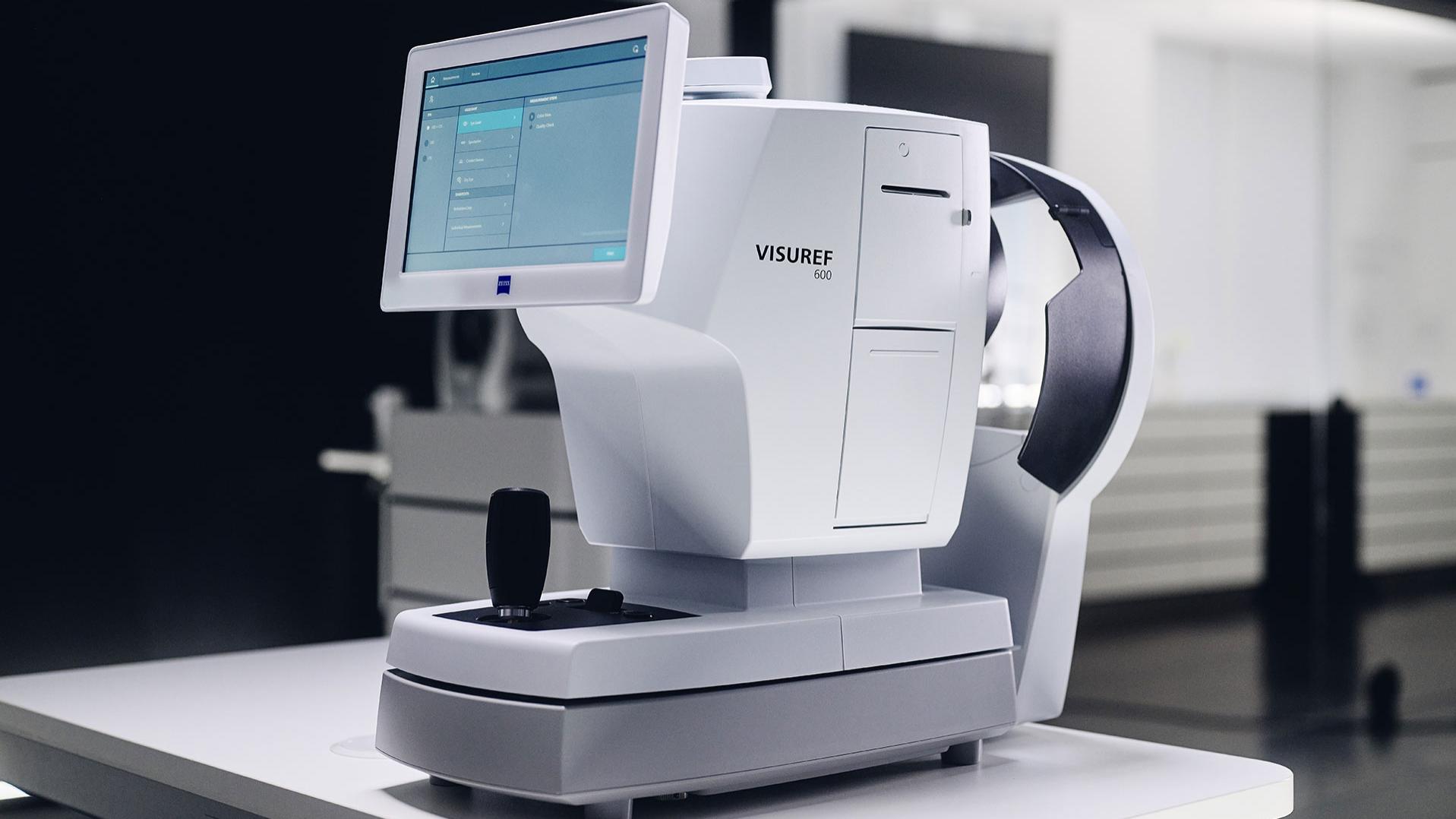 Immagine di VISUREF 600 di ZEISS di lato.