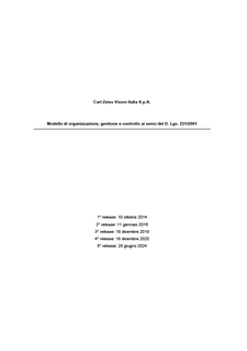 Anteprima immagine di Modello Organizzativo