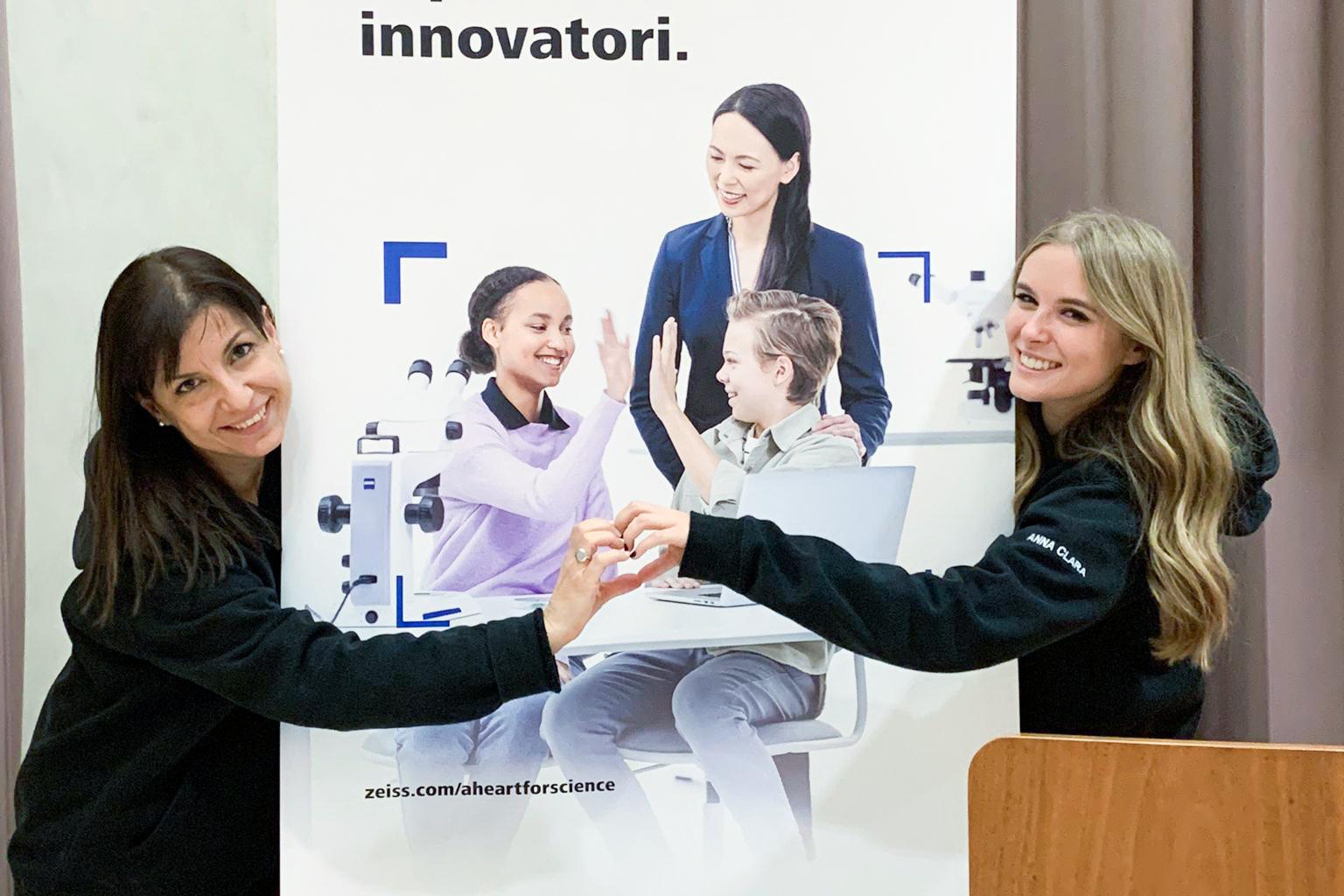 Collaboratori di ZEISS in occasione di un laboratorio