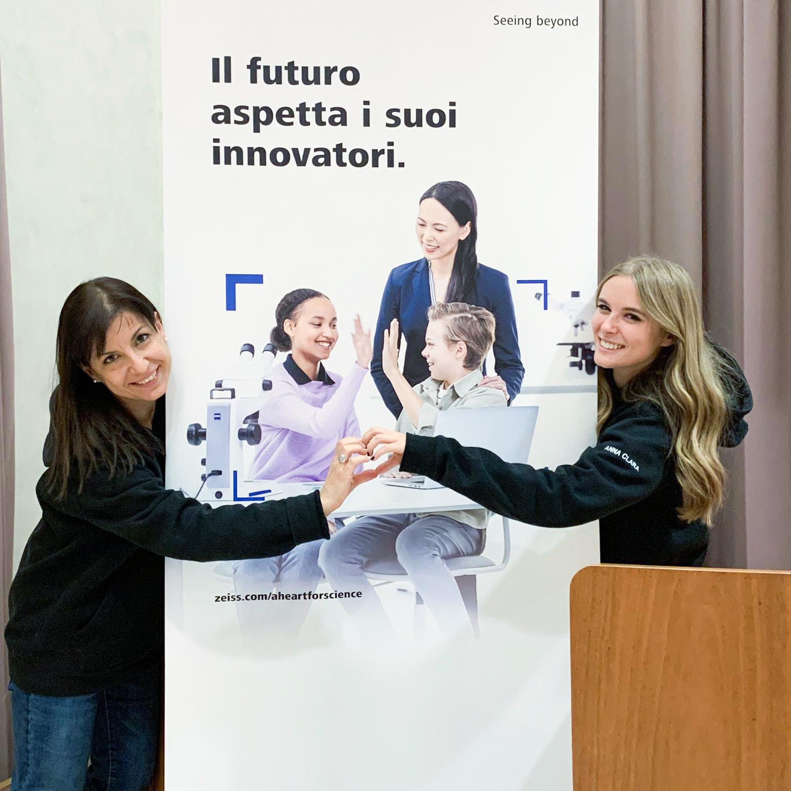 Collaboratori di ZEISS in occasione di un laboratorio