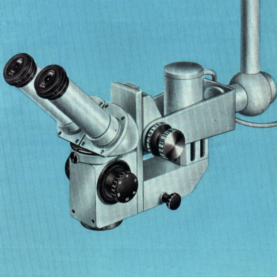 Immagine del primo microscopio chirurgico ZEISS. 