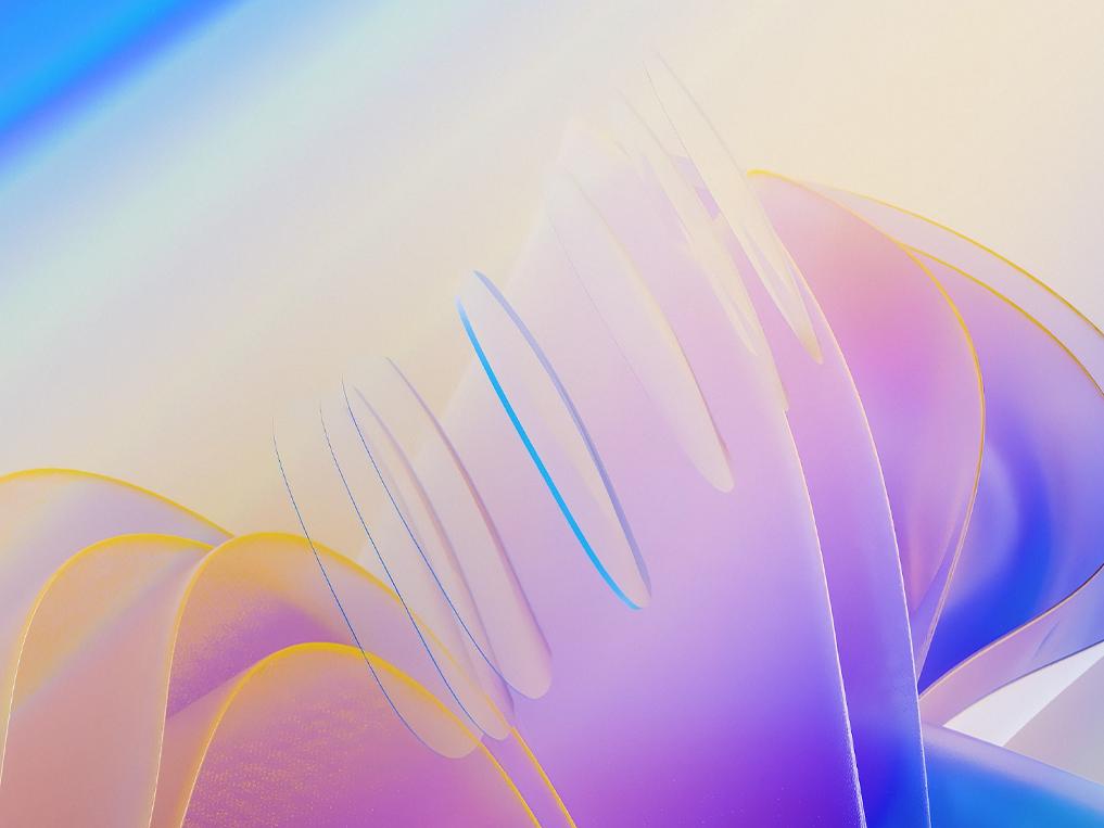 Rappresentazione CGI 3D di una lente ZEISS trasparente con sottili strati di trattamento applicati sulla superficie anteriore e posteriore che fluttua con grazia verso una fonte di luce, che illustra la sua efficacia nel proteggere dai raggi UV.
