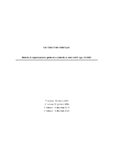 Anteprima immagine di Modello di organizzazione, gestione e controllo- Carl Zeiss Vision Italia S.p.A.