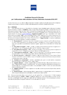 Anteprima immagine di Condizioni Generali